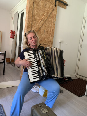 Tania en haar accordeon