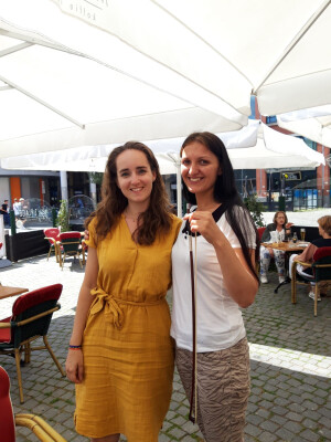 Natalia (rechts) en de Nederlandse Marie-Louise.